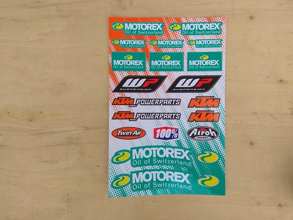 Samolepky - KTM&Motorex&WP